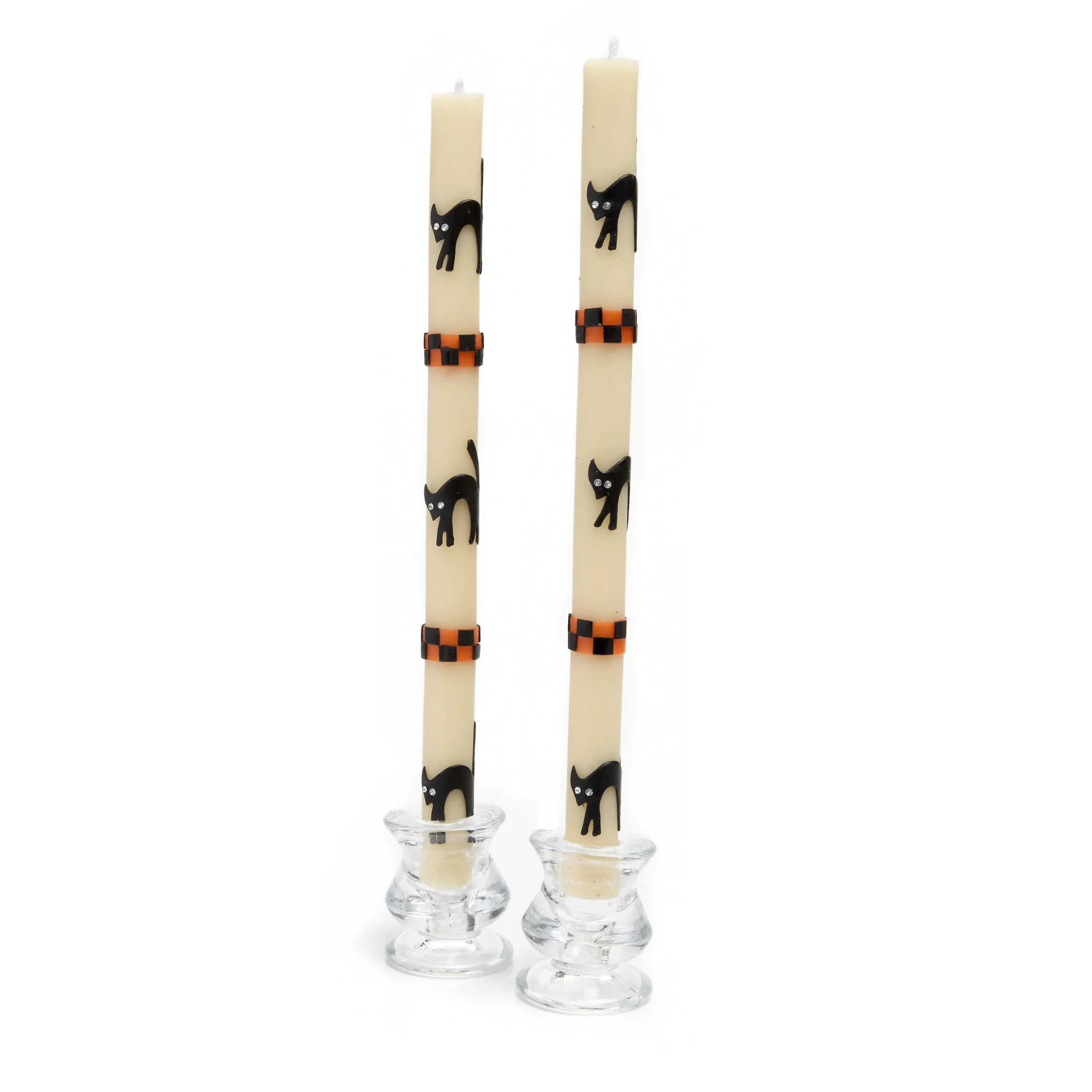 Alley Cat Dinner Candles - Set Of 2