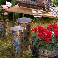 Avant Garden Flower Buckets - Set Of 3