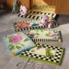 Awning Stripe Double Door Welcome Mat