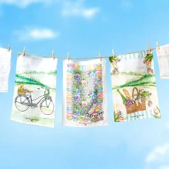 Bike Ride Dish Towel