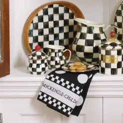 Black & White Dot Dish Towels - Set Of 3