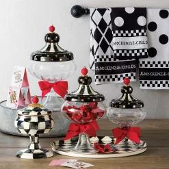 Black & White Dot Dish Towels - Set Of 3