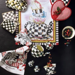 Black & White Zig Zag Dish Towels - Set Of 3