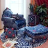 Bluetopia Ottoman