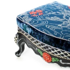 Bluetopia Ottoman