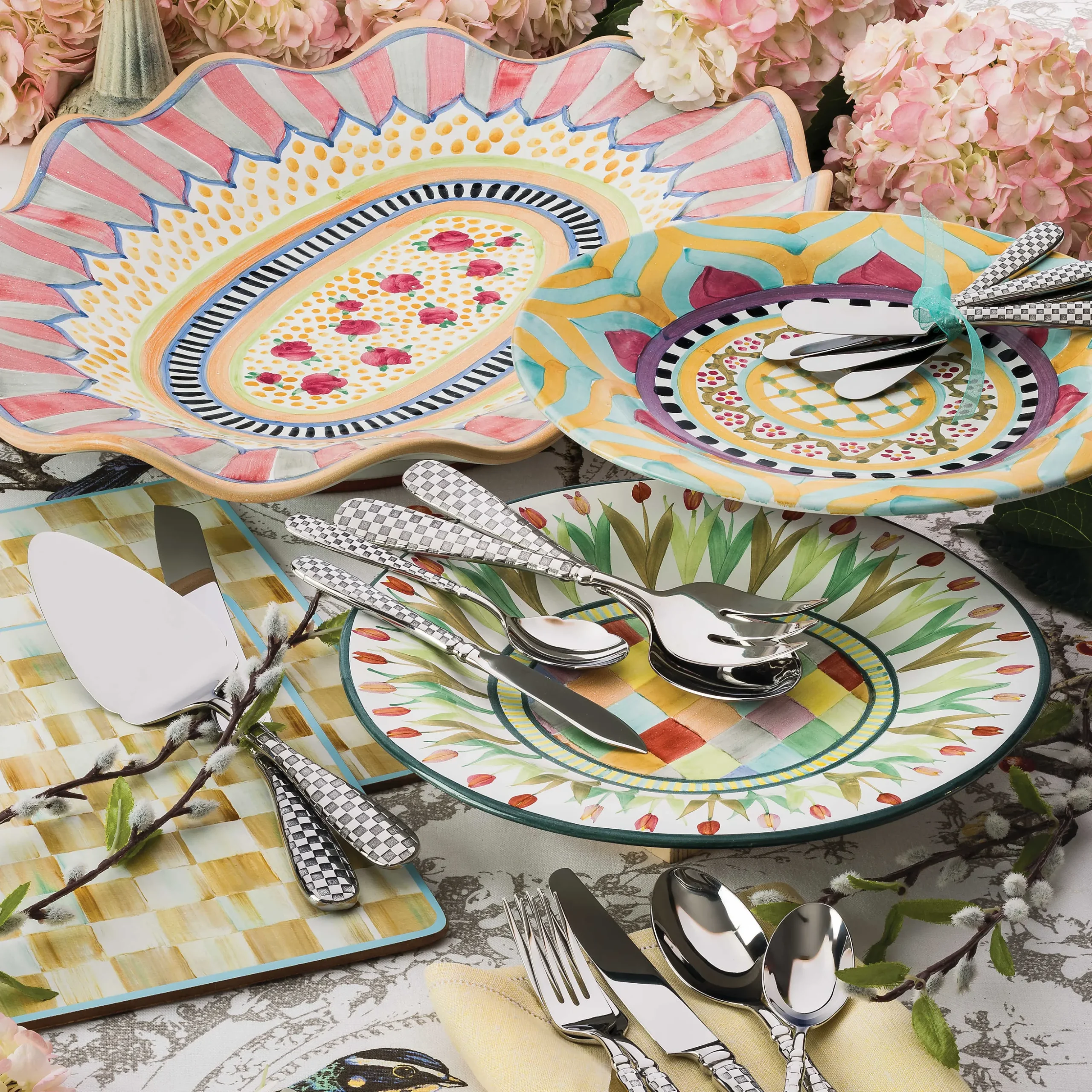 Check Cake Serving Set