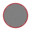Check It Out Rug - 6' Round - Red