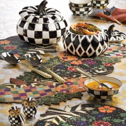 Check Salad Serving Set - Gold