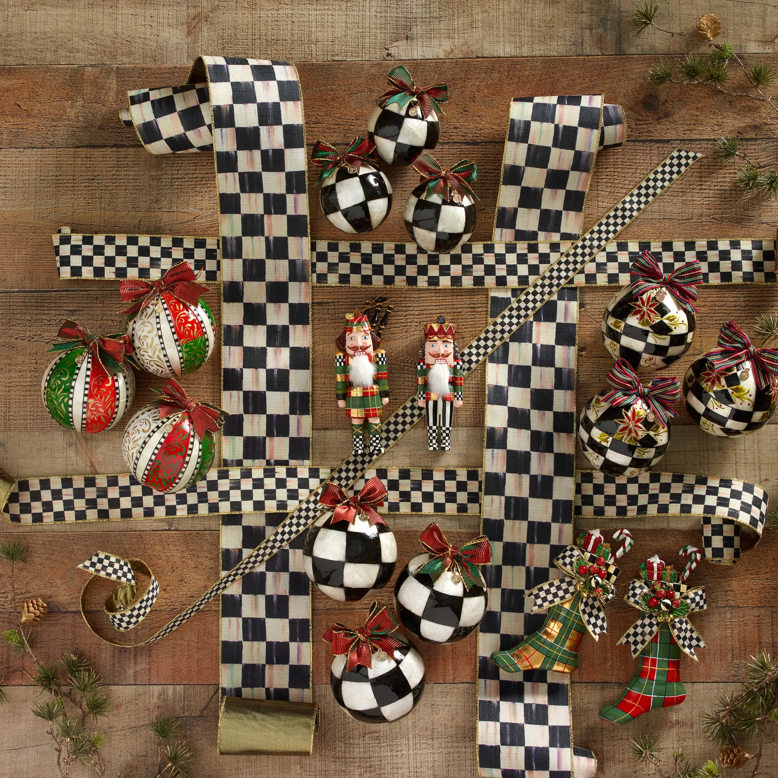 Courtly Check 1" Ribbon