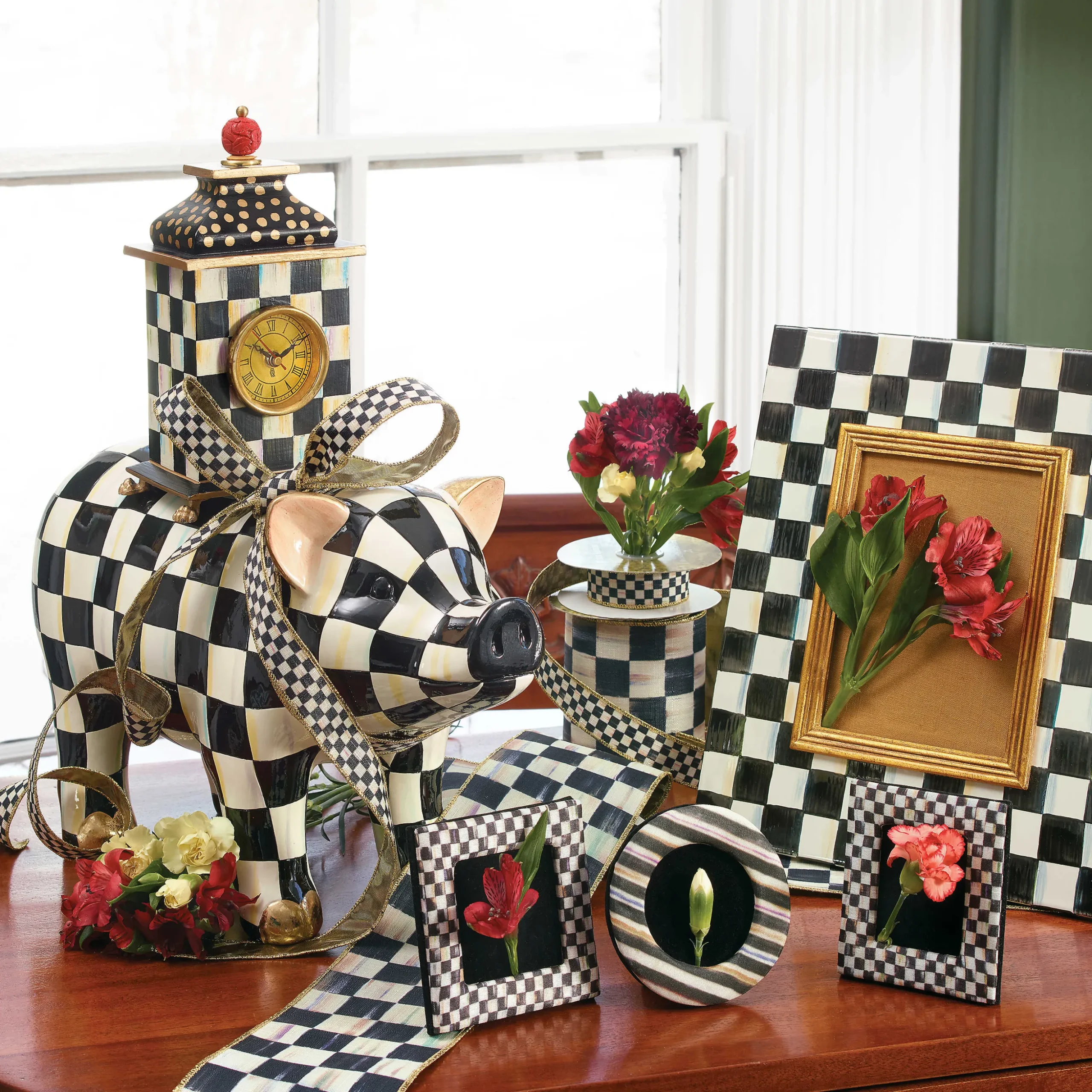 Courtly Check 1" Ribbon