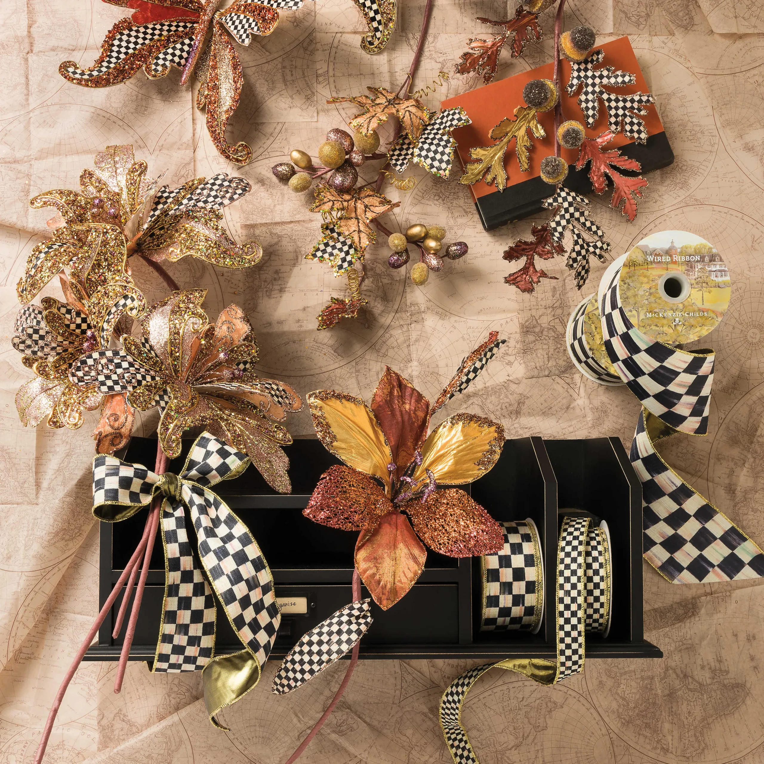 Courtly Check 1" Ribbon