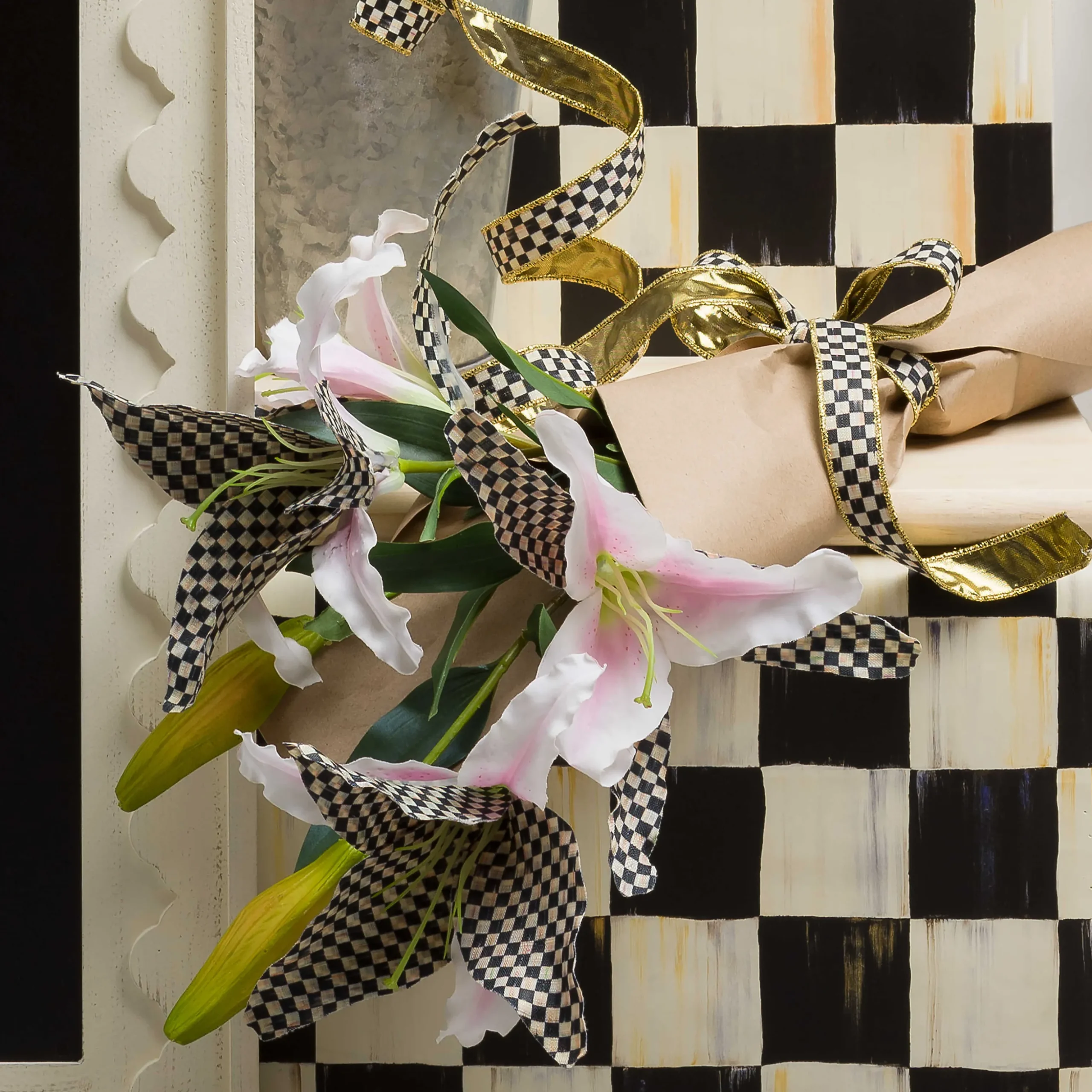 Courtly Check 1" Ribbon