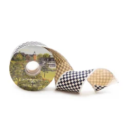 Courtly Check 2.5" Ribbon - Ivory