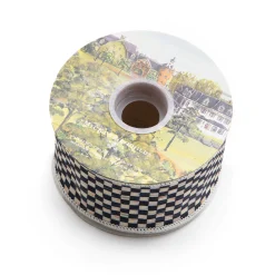 Courtly Check 2.5" Ribbon - Ivory