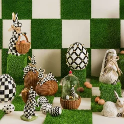 Courtly Check Basket Bunny