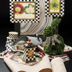 Courtly Check Desk Clock