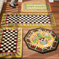 Courtly Check Double Door Entrance Mat