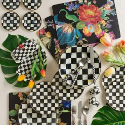 Courtly Check Enamel Butter Box