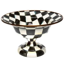Courtly Check Enamel Compote - Large