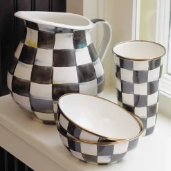 Courtly Check Enamel Everyday Bowl