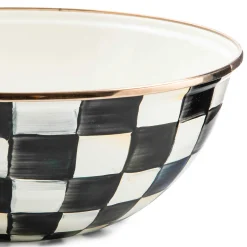 Courtly Check Enamel Everyday Bowl - Medium