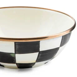 Courtly Check Enamel Everyday Bowl