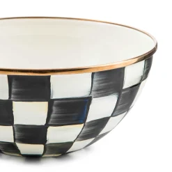 Courtly Check Enamel Everyday Bowl - Small
