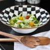 Courtly Check Enamel Salad Serving Set
