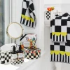 Courtly Check Enamel Standard Tissue Box Cover