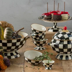 Courtly Check Enamel Tureen