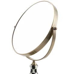 Courtly Check Enamel Vanity Mirror