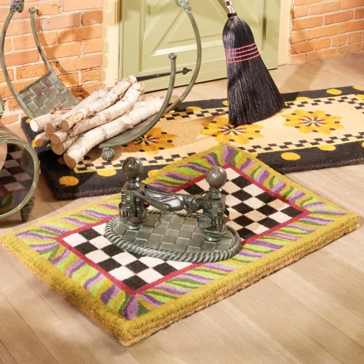 Courtly Check Entrance Mat