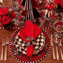 Courtly Check Fluted Dinner Plate