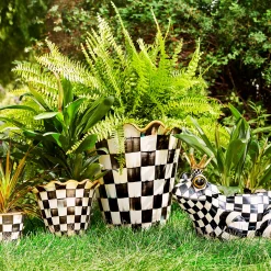 Courtly Check Garden Pot - 8