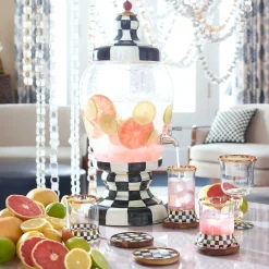 Courtly Check Highball Glass