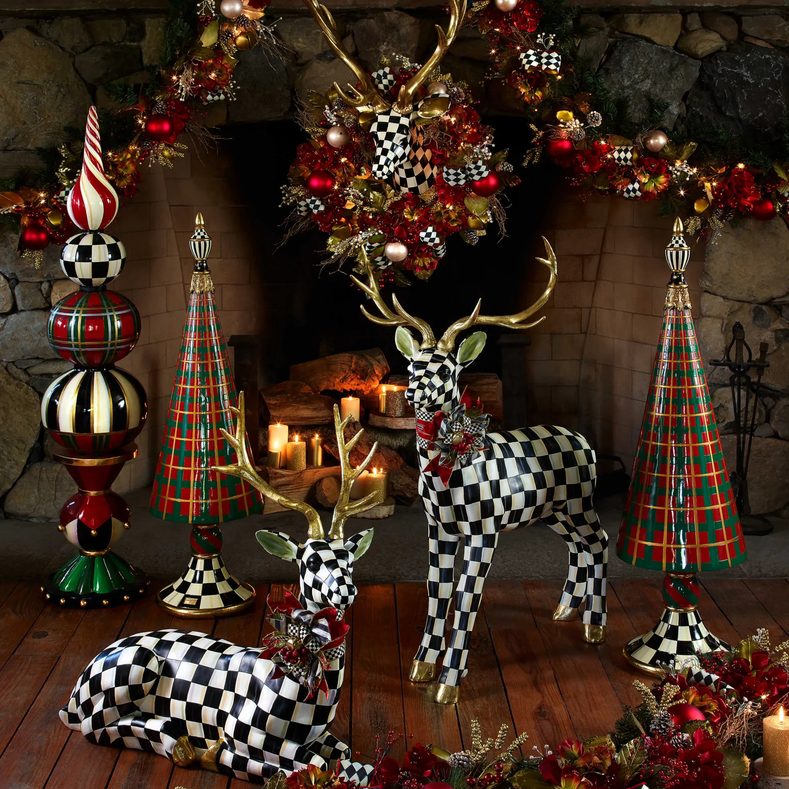 Courtly Check Large Deer