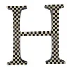 Courtly Check Letter - H