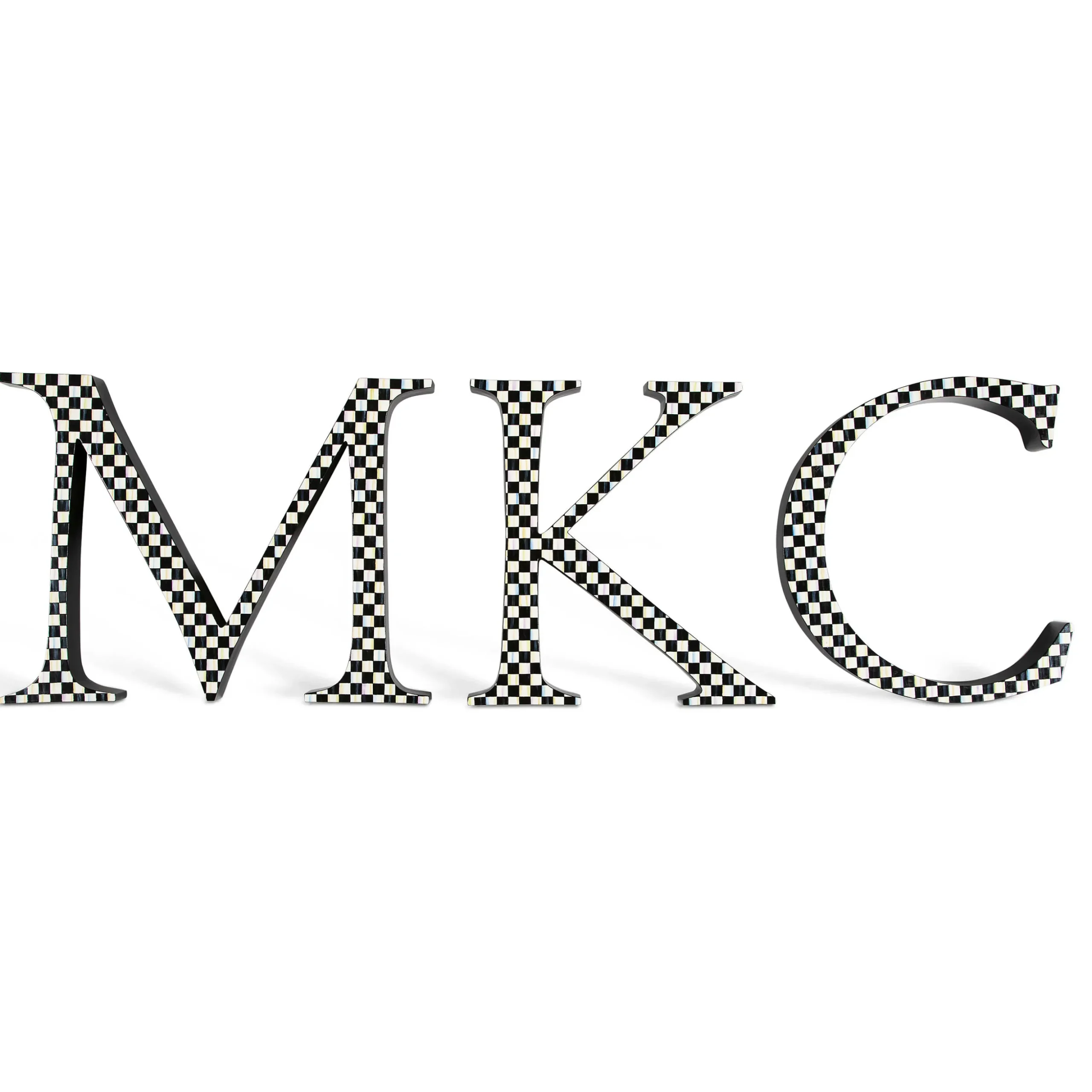 Courtly Check Letter - K