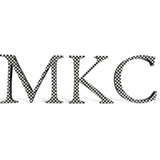 Courtly Check Letter - M