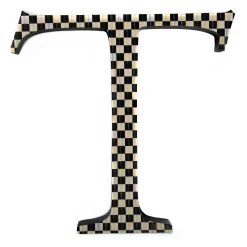 Courtly Check Letter - T