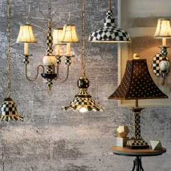 Courtly Check Pendant Lamp - Medium