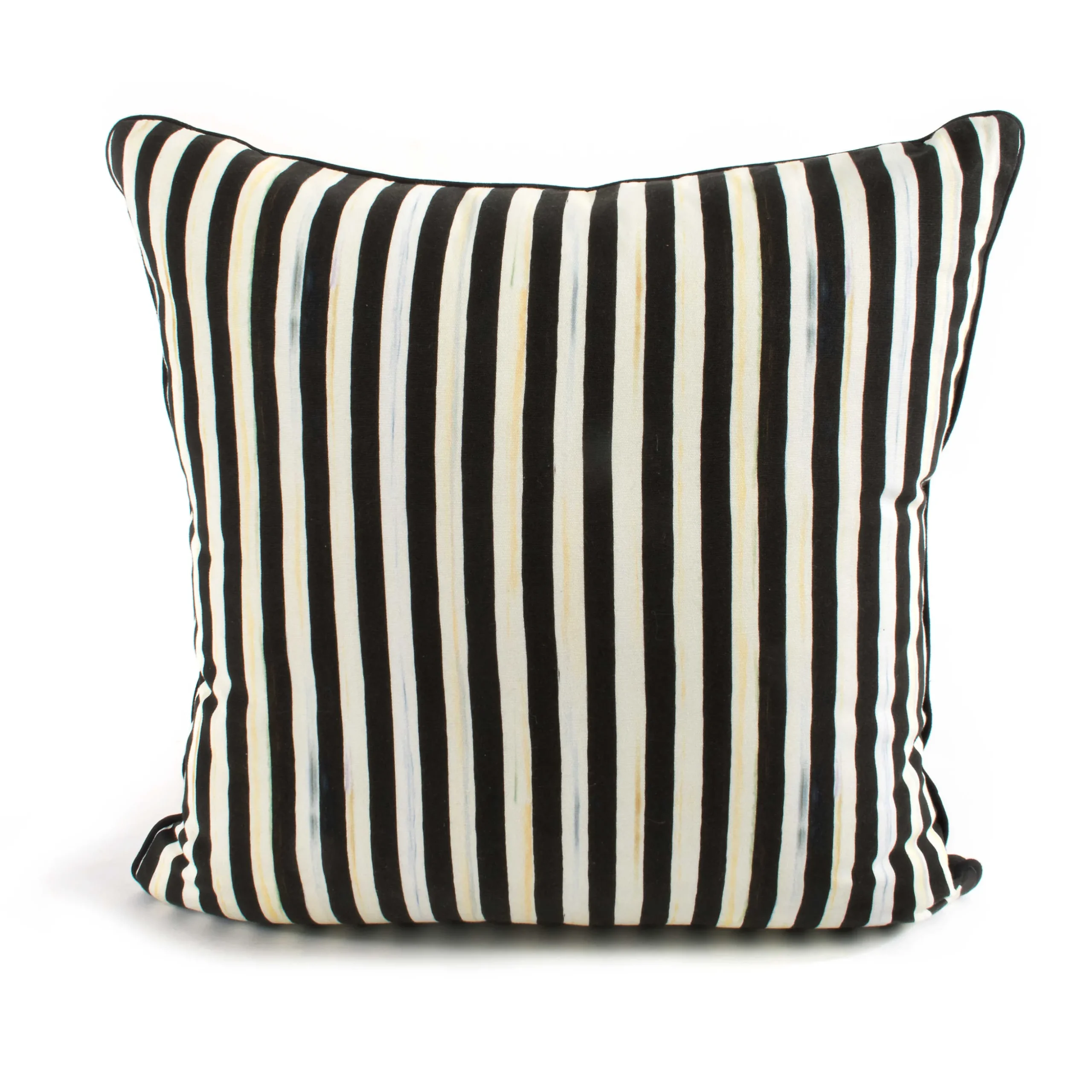 Courtly Check Sash Pillow - Black