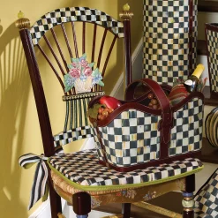 Courtly Check Seat Cushion