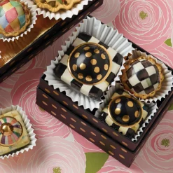 Courtly Check Square Knob