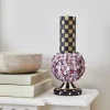Courtly Cottage Hydrangea Pillar Candle Holder