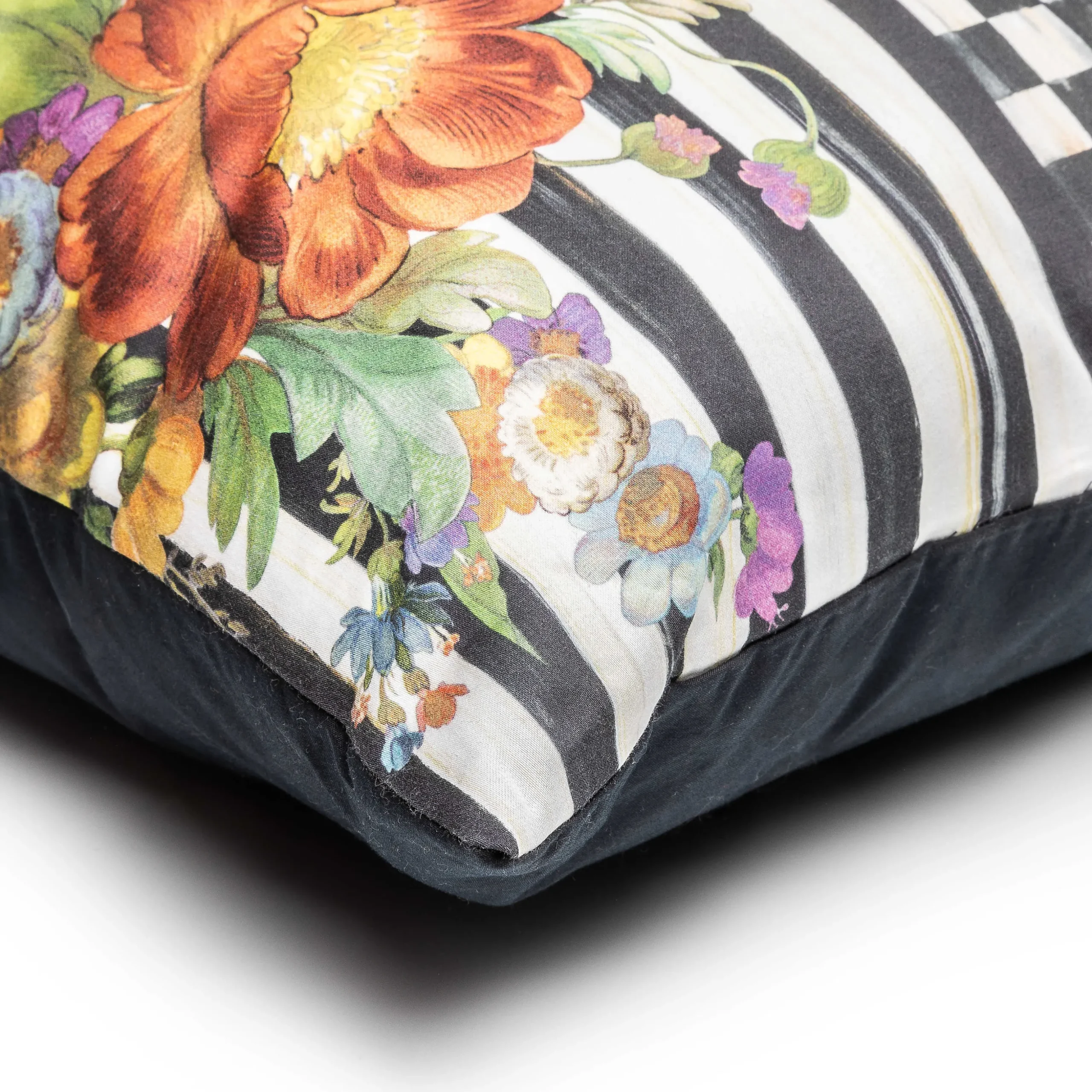 Courtly Flower Market Pillow