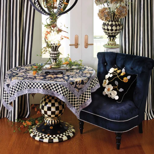 Courtly Stripe Curtain Panel
