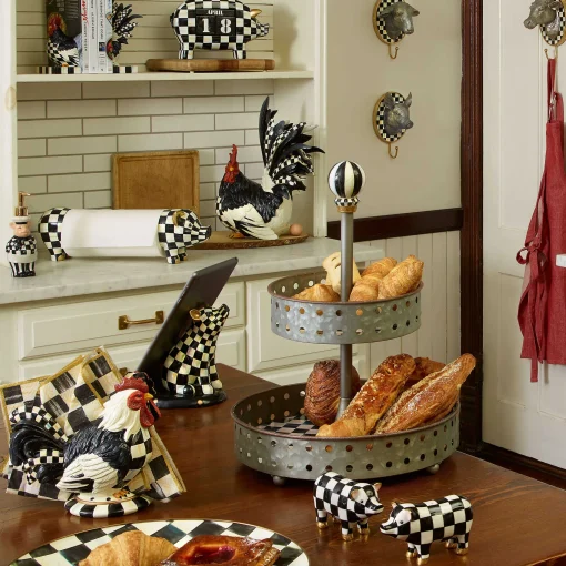 Courtly Tin Tiered Stand