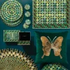 Emerald Butterfly Pillow
