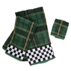 Evergreen Plaid Hand Towel